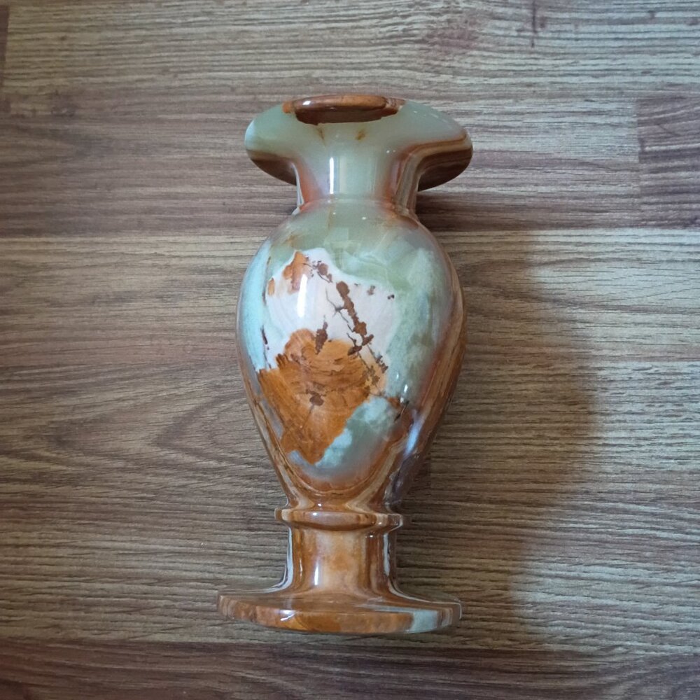 Marble Kitchen Tool Holder or Vase Perfect Heavy 8 x 4 - Picture 3 of 4
